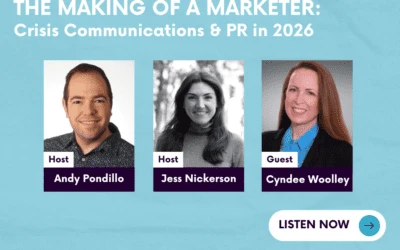 Crisis Communications & PR in 2026: Cyndee Woolley on the Making of a Marketer Podcast